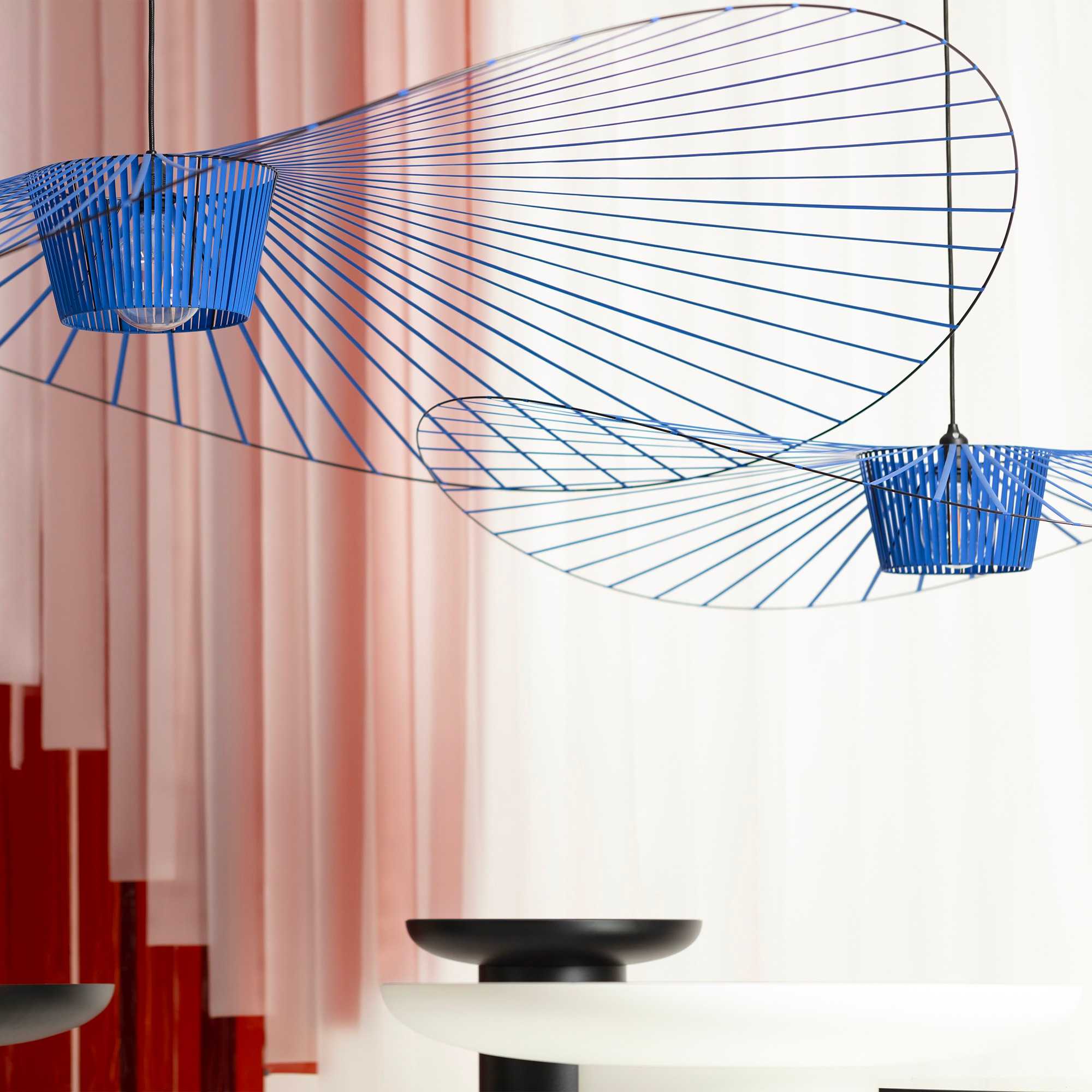Petite Friture Vertigo Pendant Lamp Medium 140?. Cobalt