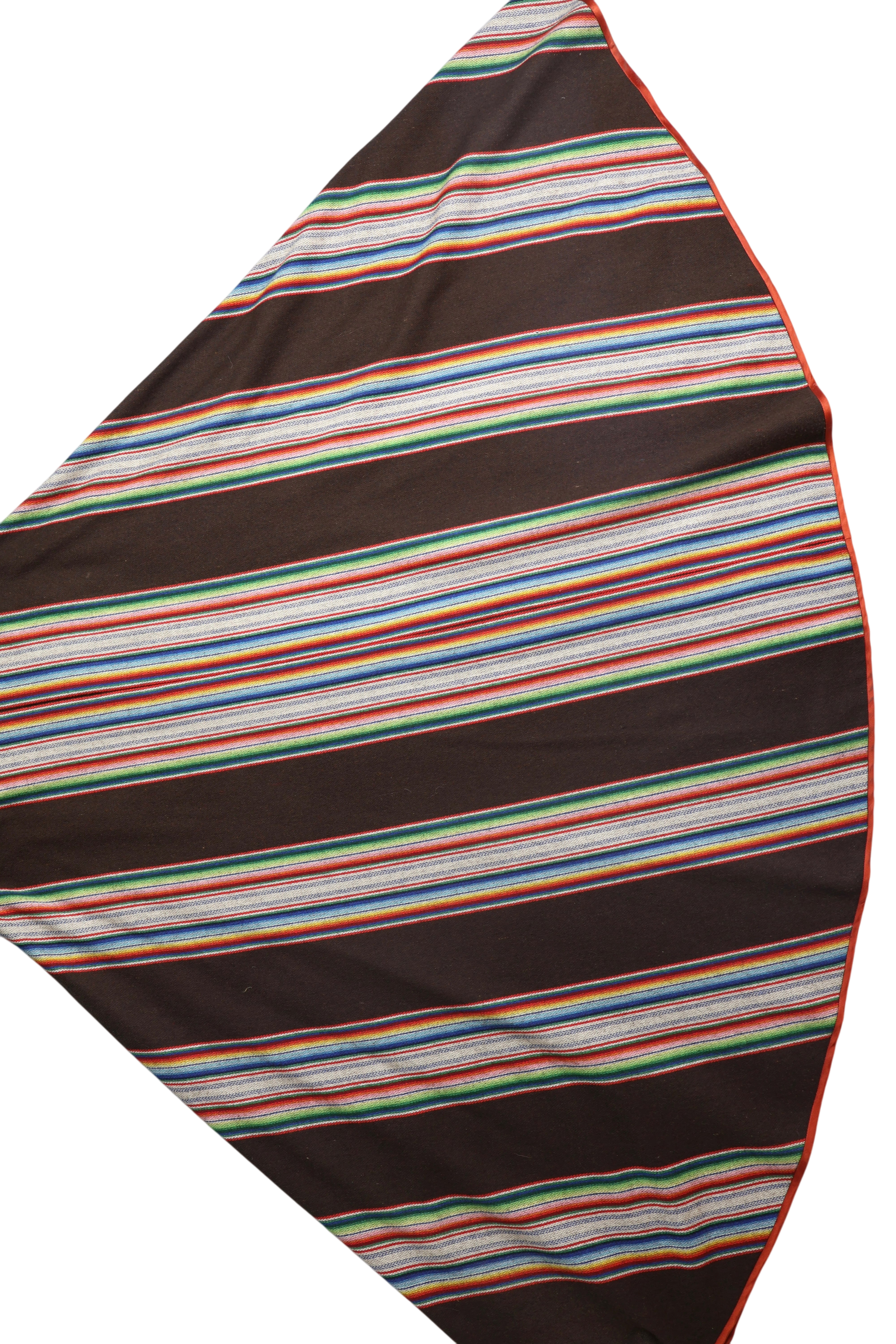 1970s Rainbow Stripe Maxi Skirt