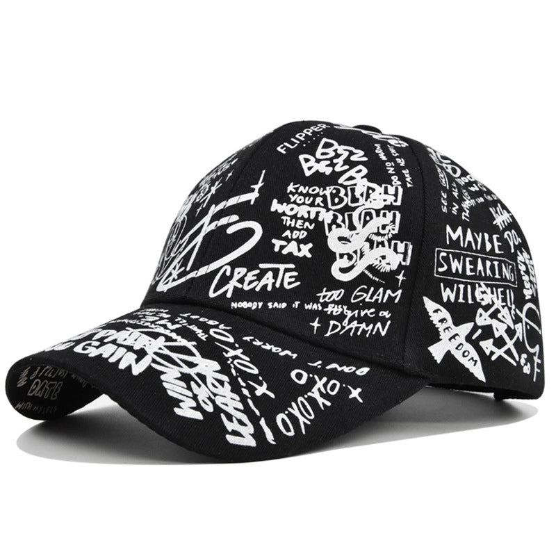 Women's Minimalist Classic Style Letter Crimping Baseball Cap
