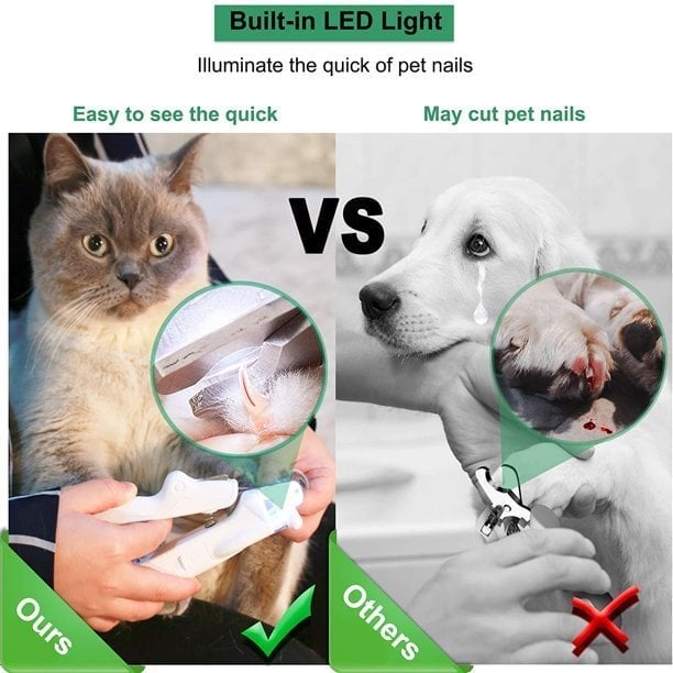 Hot Sale 49% OFF - Professional LED Pet Nail Clippers