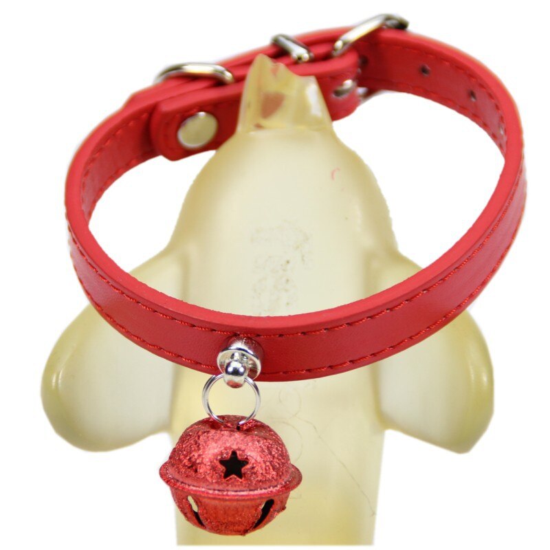 Adjustable PU Leather Dog Collar