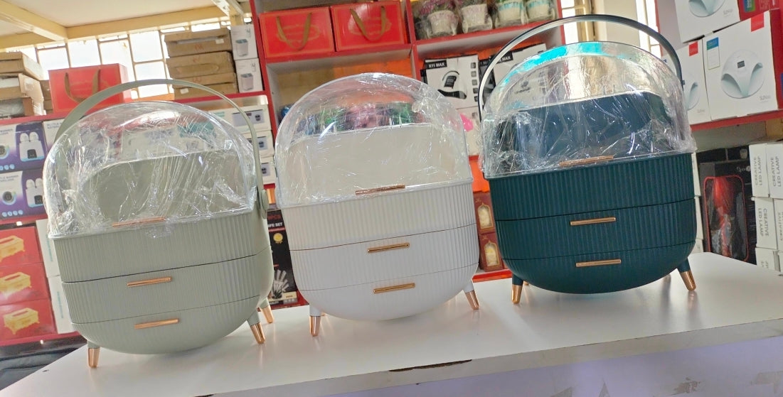 Luxury big capacity cosmetic storage box