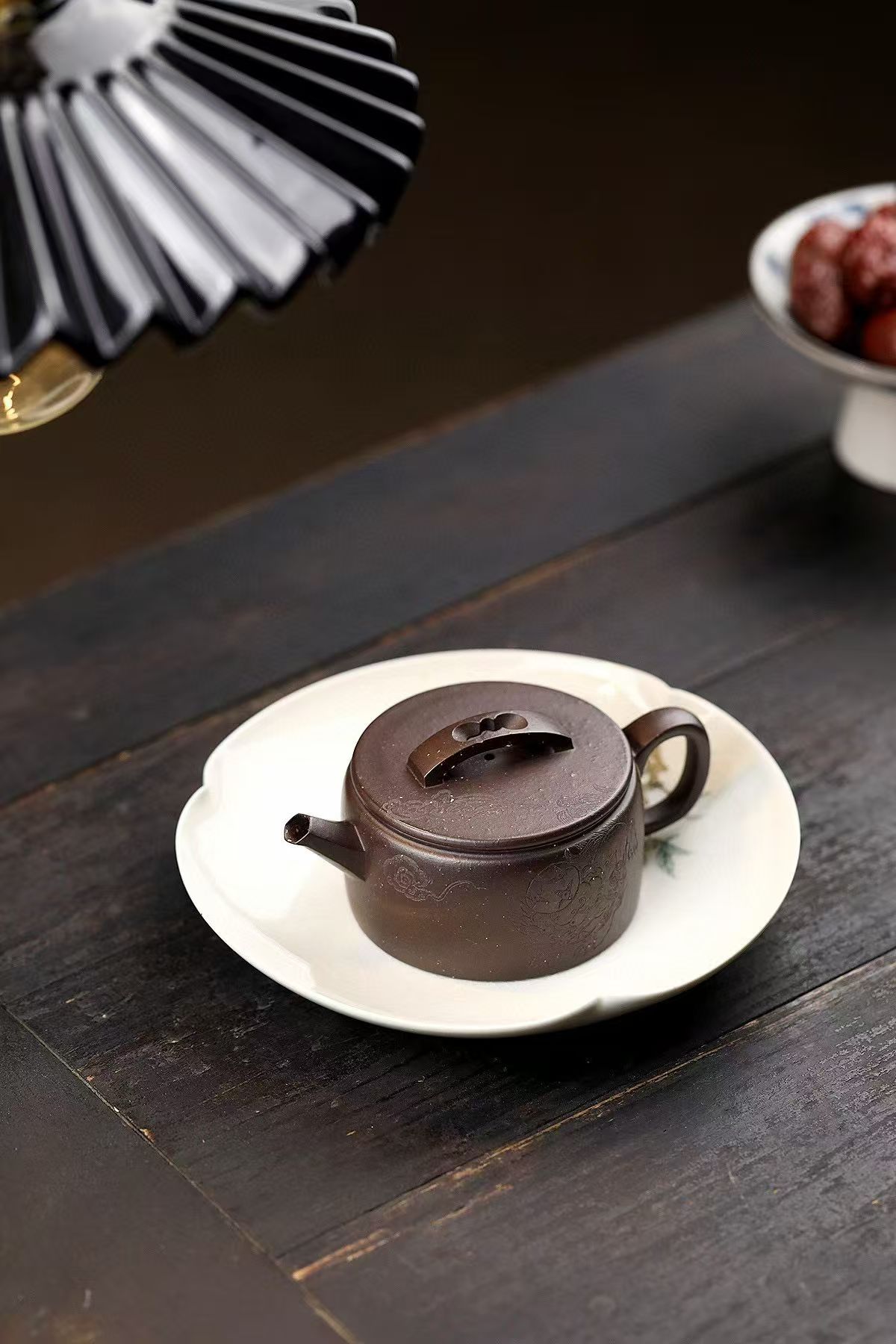 Yixing purple clay teapot from China