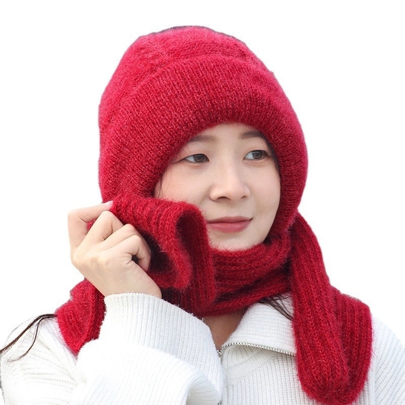 Women's Original Design Solid Color Eaveless Wool Cap