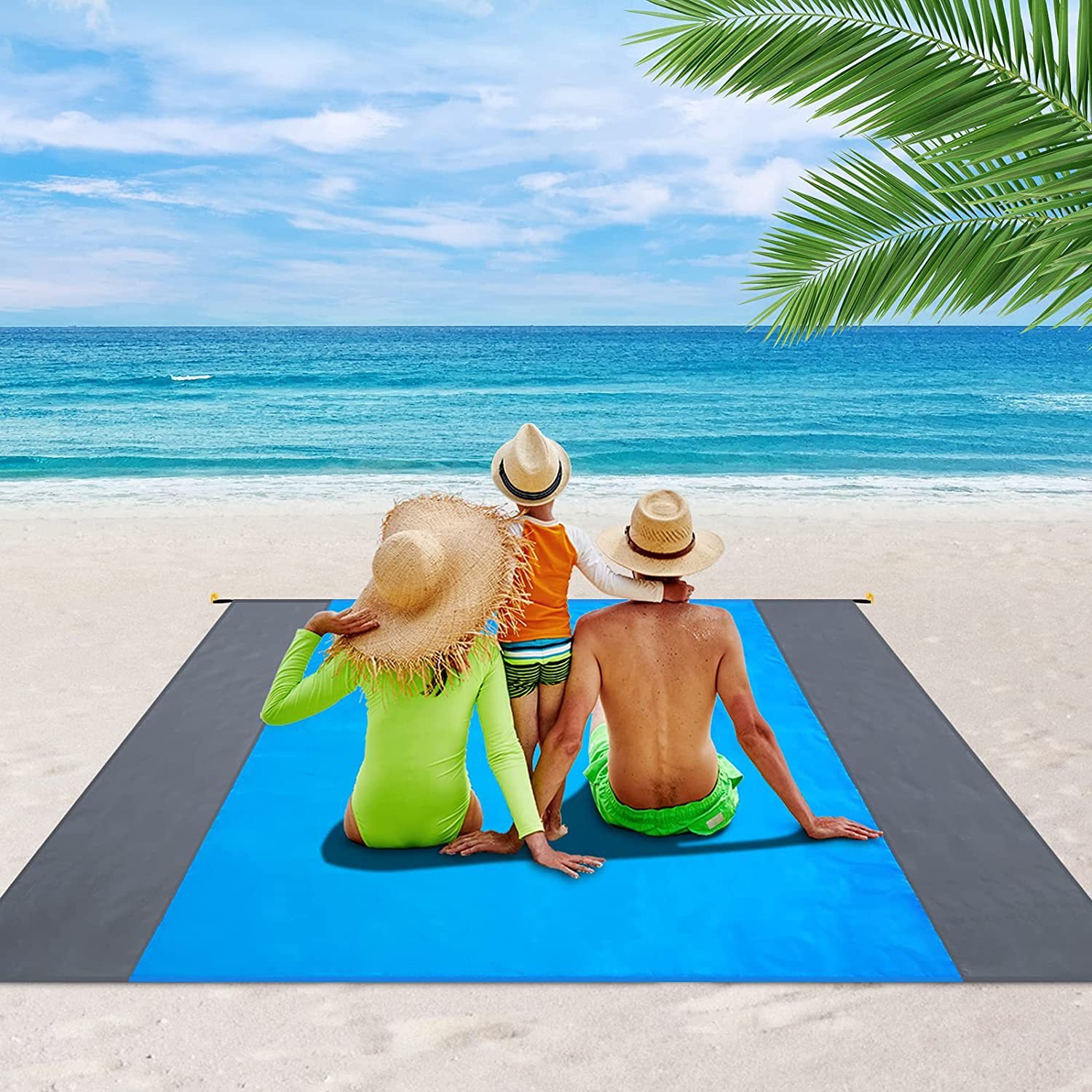 🔥Hot Sale 49% OFF🤽‍♂️Sandproof Beach Blanket Lightweight👨‍👩‍👧‍👦Buy 2 Get 10% OFF