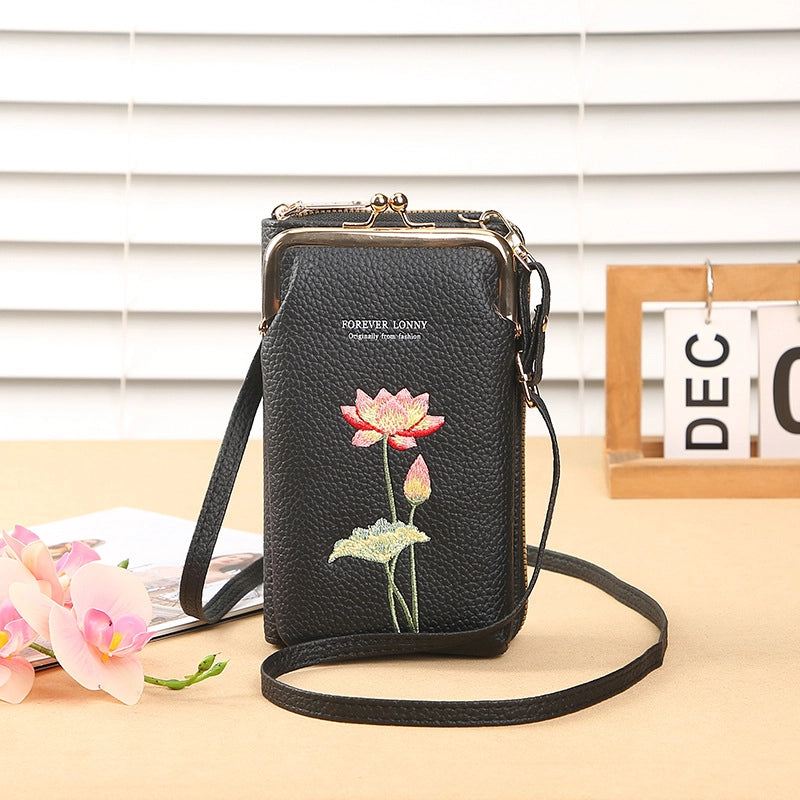 Women's All Seasons Pu Leather Vintage Style Phone Wallets