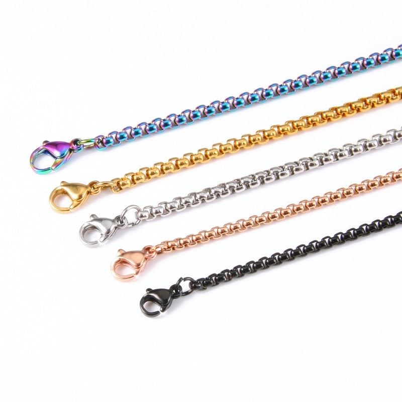 Minimalist Geometric Stainless Steel Plating Necklace 1 Piece