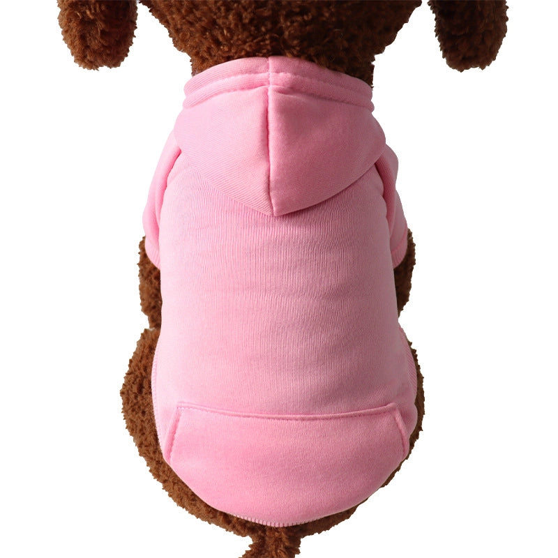 Pet Clothing Autumn And Winter Sweater Pocket Two-legged Clothes Sports Wind Dog Cat Clothes Pet Supplies Manufacturers
