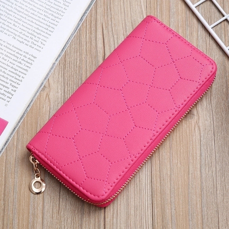 Accessories New Fashion Sewing Thread Geometric Pattern Clutch