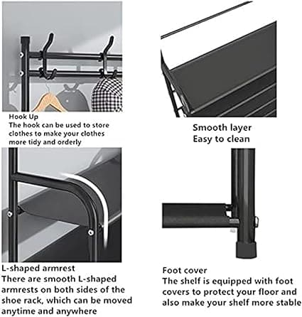 MULTIFUNCTIONAL SHOE AND HAT RACK (4 LAYERS)