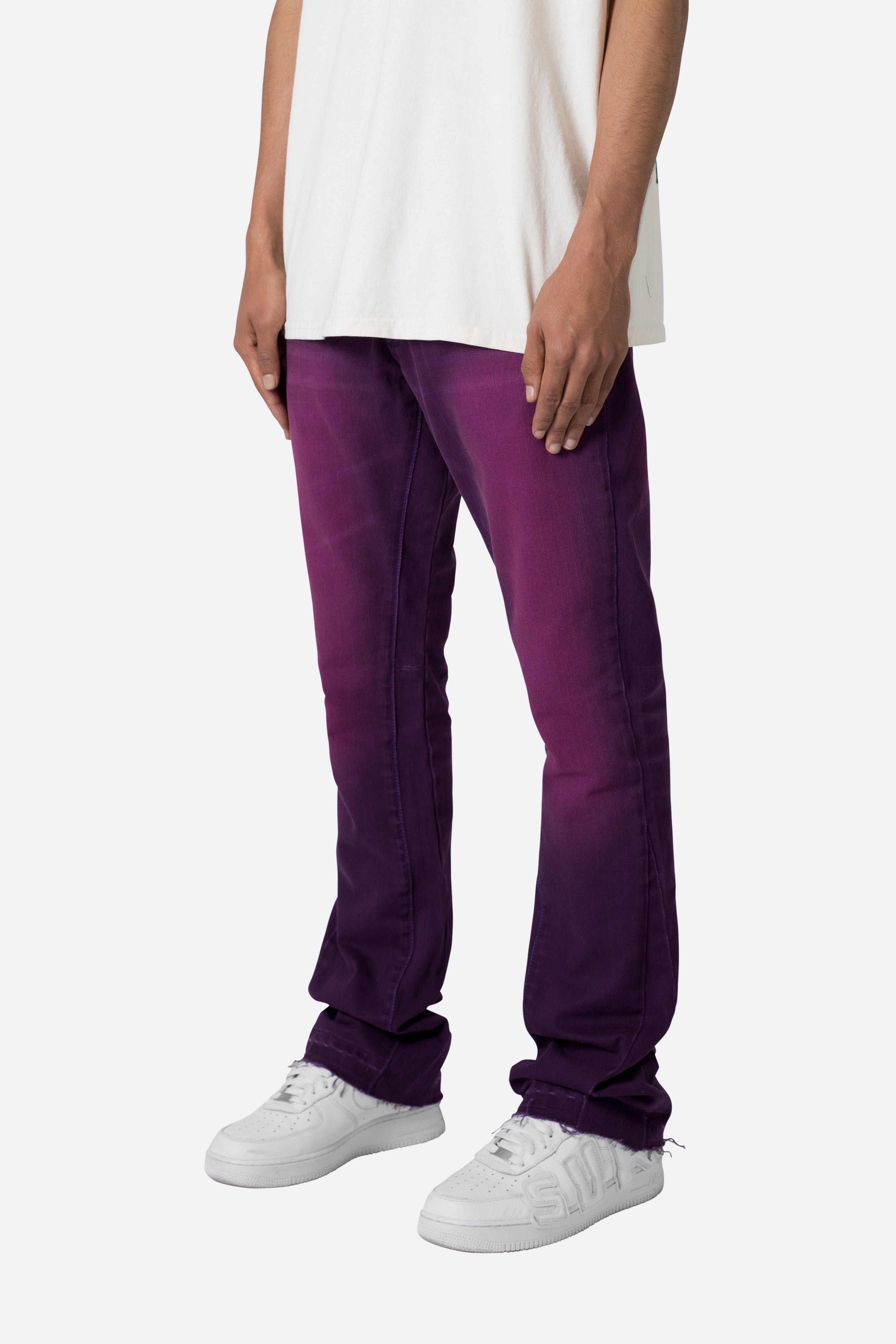 B512 Flare Denim - Purple