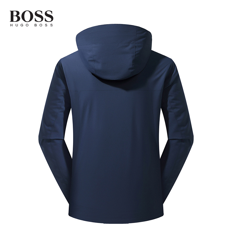 BOSS Teflon Luxury Outdoor Storm Anti-Oil thickening Hard Shell Jacket for Climbing  Waterproof Coat