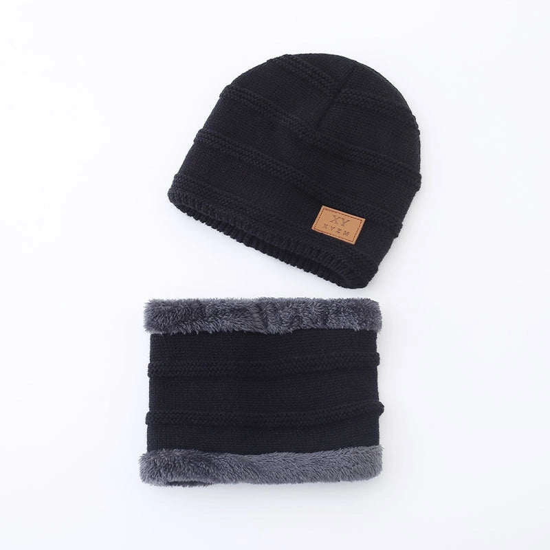 Kid's Men's Minimalist Letter Wool Cap