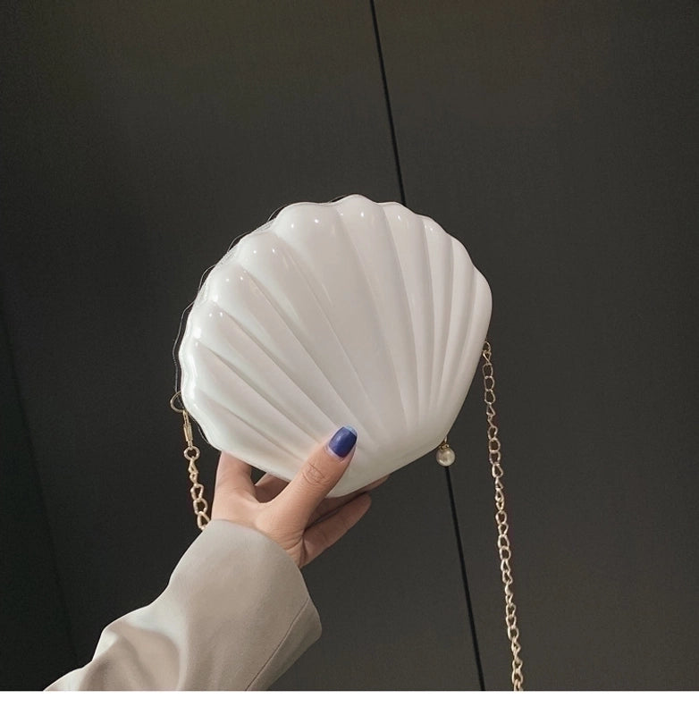 White Yellow Red Pc Solid Color Shell Evening Bags