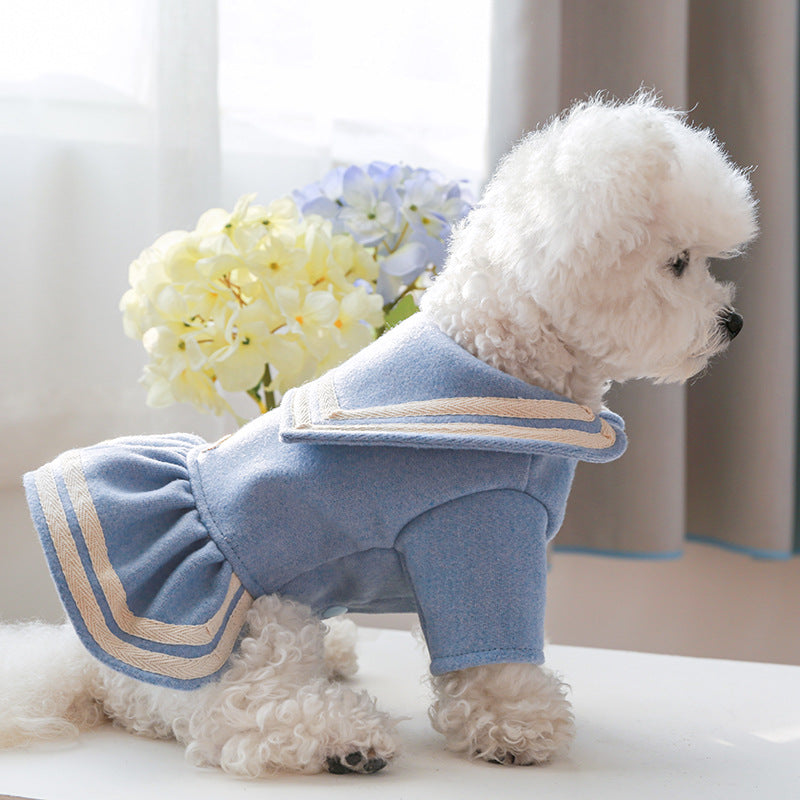 Cape Design Dog Cat Dress Coat