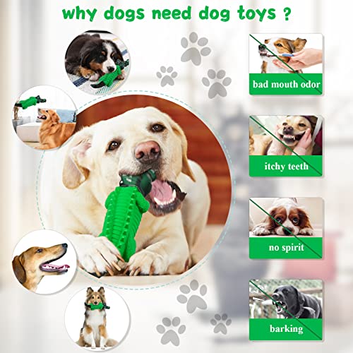 Dog Chew Toys for Aggressive Chewers: Tough Dog Toys for Large Dogs - Indestructible Dog Toys - Heavy Duty Dog Toys -Dog Toys for Small/Medium/Large Dogs Breed