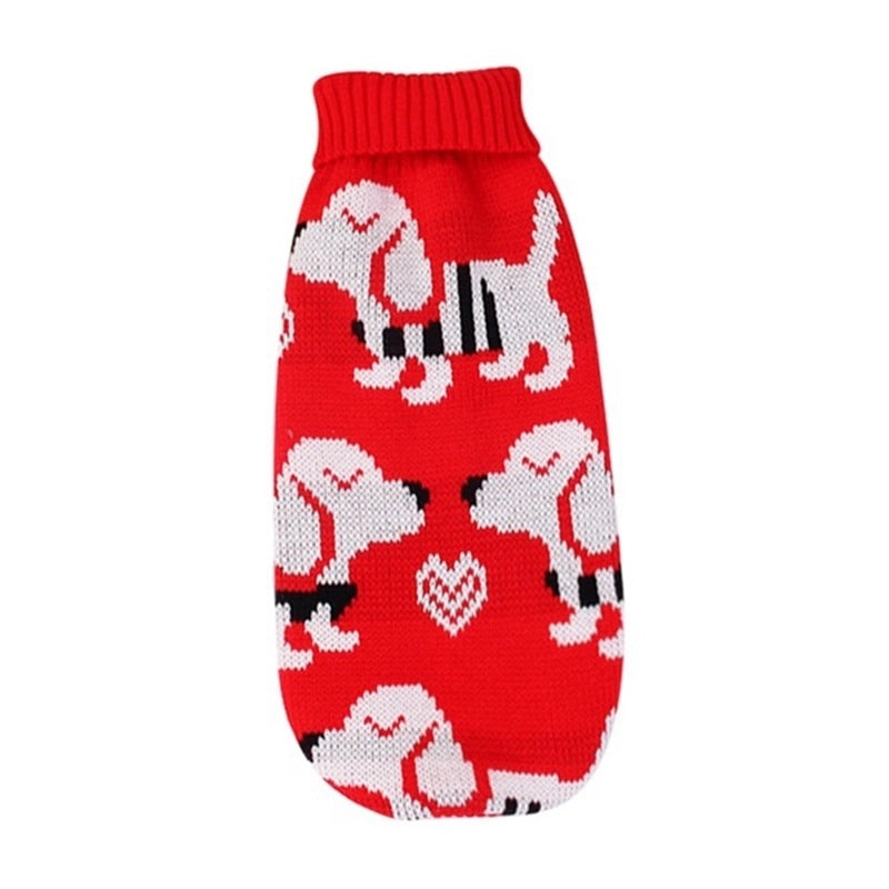 Fashion Acrylic Christmas Geometric Pet Clothing