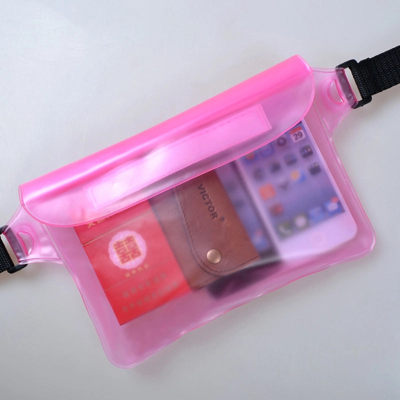 Unisex Casual Solid Color PVC Waist Bags