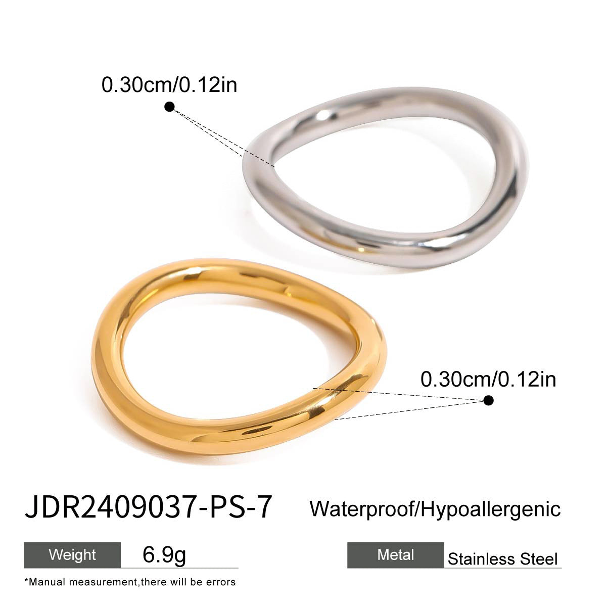 Jie Ding Finger Bracelet Hand Jewelry Stainless Steel Pearl Ring Titanium Steel Women