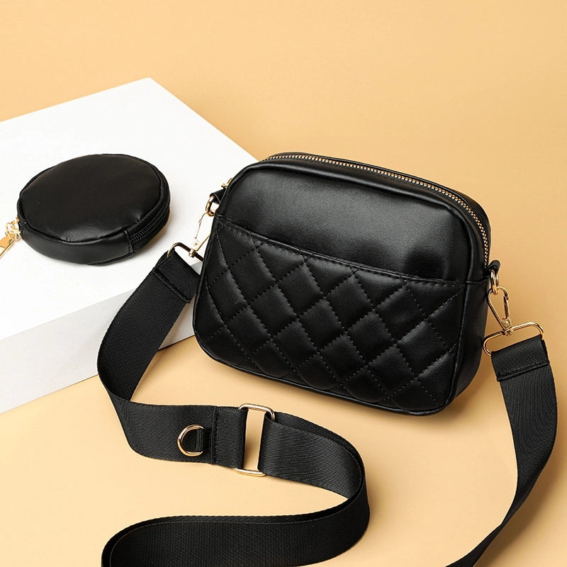 Women's Small All Seasons Pu Leather Classic Style Shoulder Bag