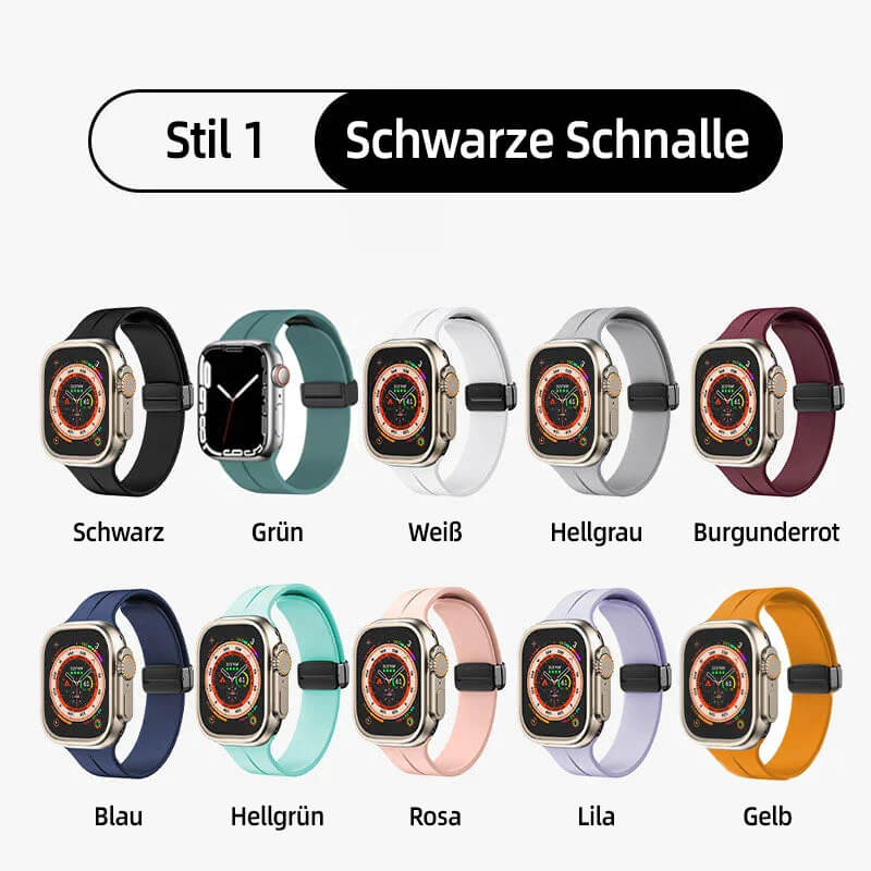 Magnetisches Silikonarmband für Apple Watch