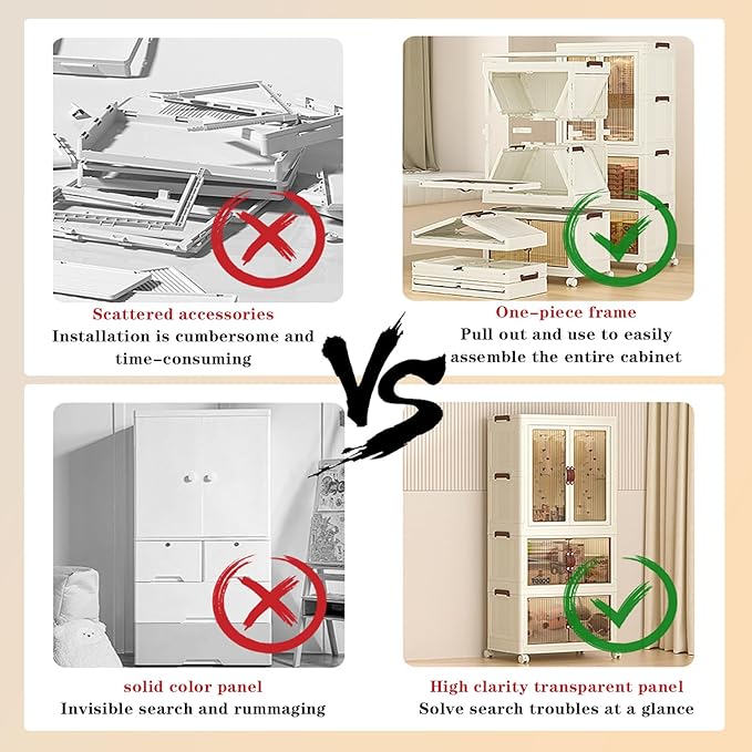 Foldable Kids Wardrobe . Baby Clothes Cabinet