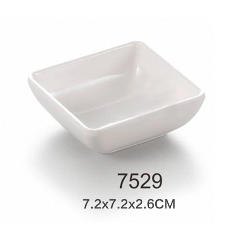Porcelain-Imitation Milamine Shatter-Resistant Round Small Flavor Dish Chinese Sushi Dipping Sauce Dish Dish Dish Dish Dish Dish Dish Dish Dish Dish Dish