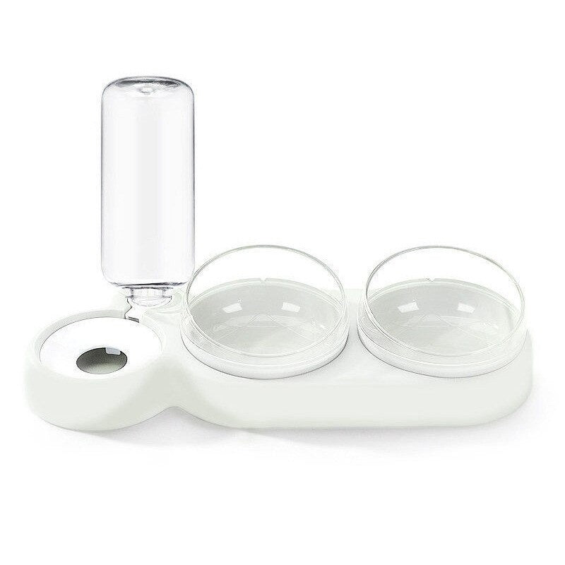 Double Bowls Feeding Container