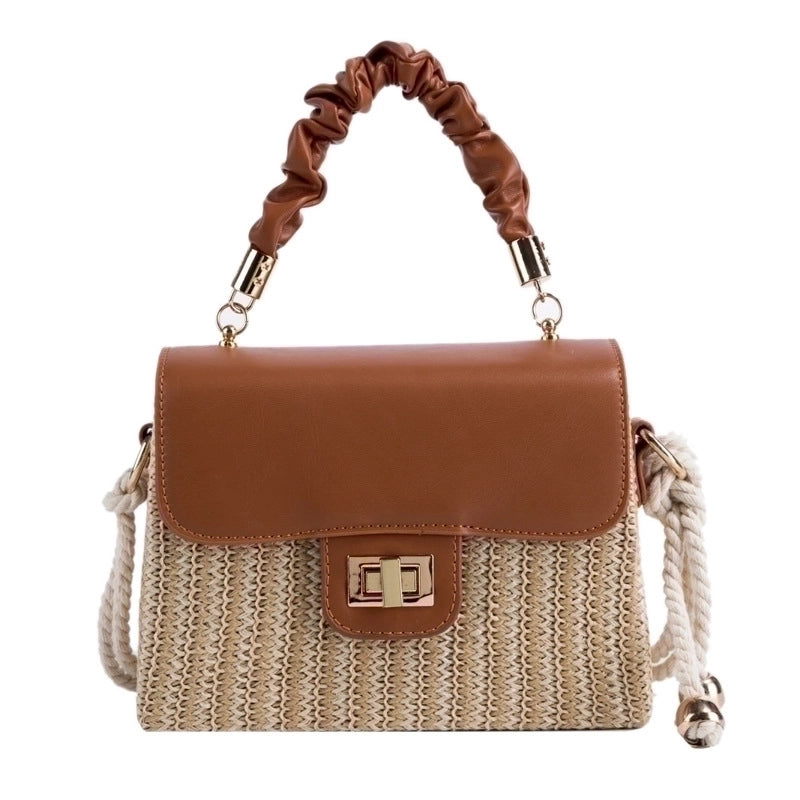 Women's Medium All Seasons Straw Fashion Straw Bag