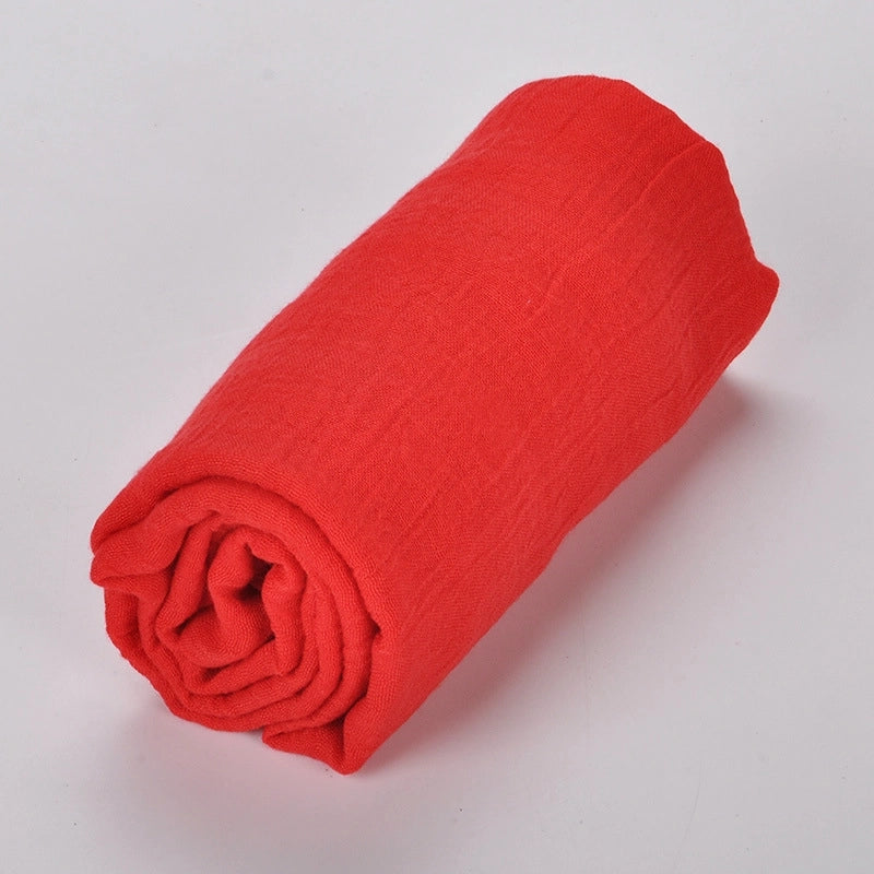 Women's Ethnic Style Solid Color Polyester Scarf