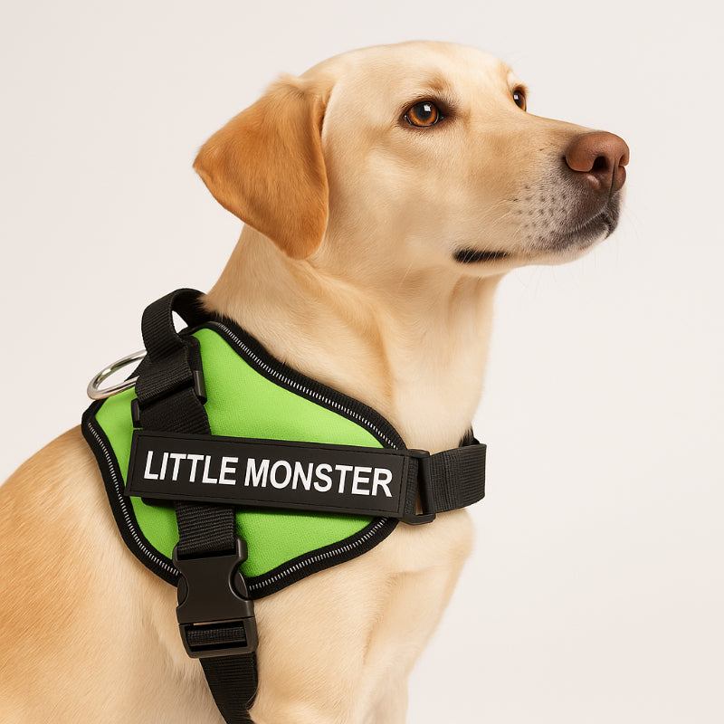 Personalized No Pull Dog Harness With Name And Number