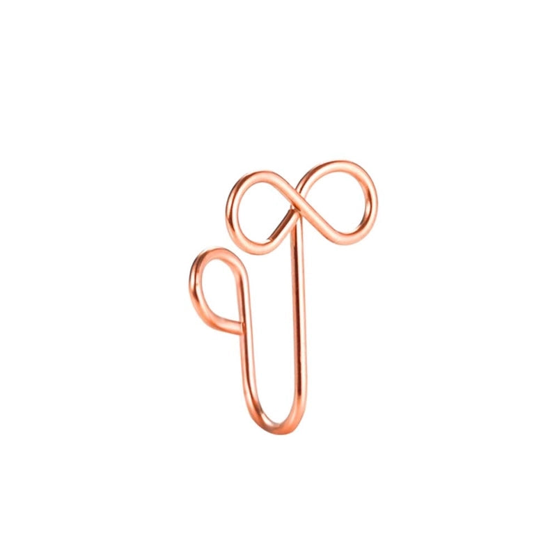 Fashion U Shape Stainless Steel Plating Nose Ring 1 Piece