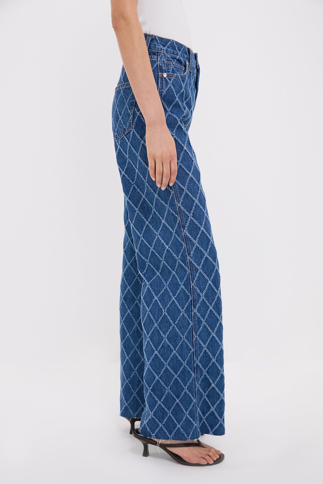 Blue Diamond Taylor High Rise Wide Leg