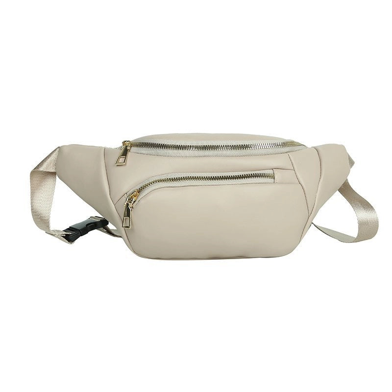 Women's Streetwear Solid Color Pu Leather Waist Bags