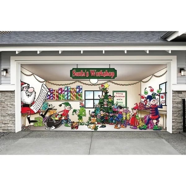 Christmas Garage Door Decoration