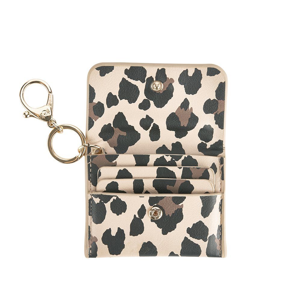 Mini Wallet Card Holder and Key Chain Charm