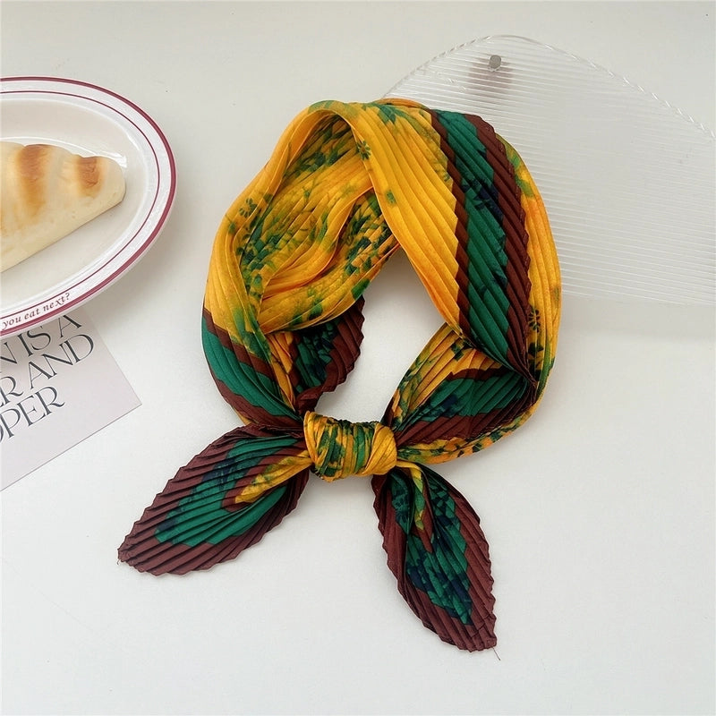Women's Casual Minimalist Flower Polyester Printing Scarf