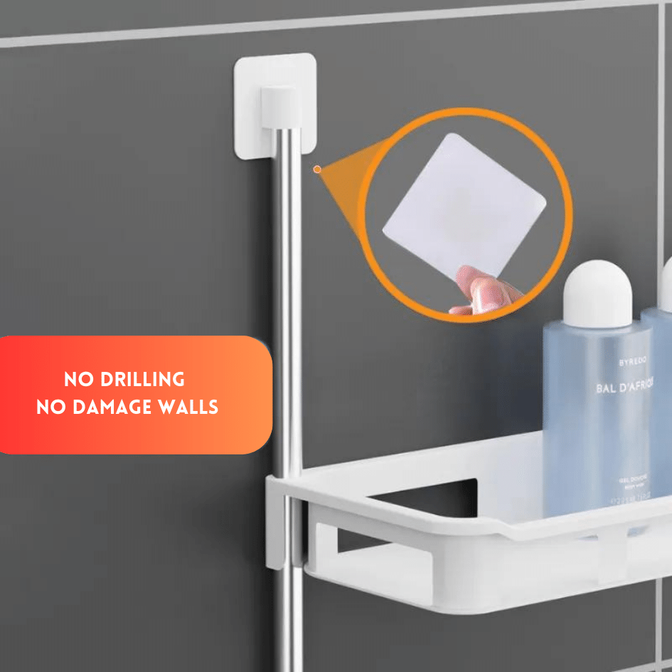 Toilet Shelf Two Layer. 2 tier Wall Hanging Toilet Storage Shelf
