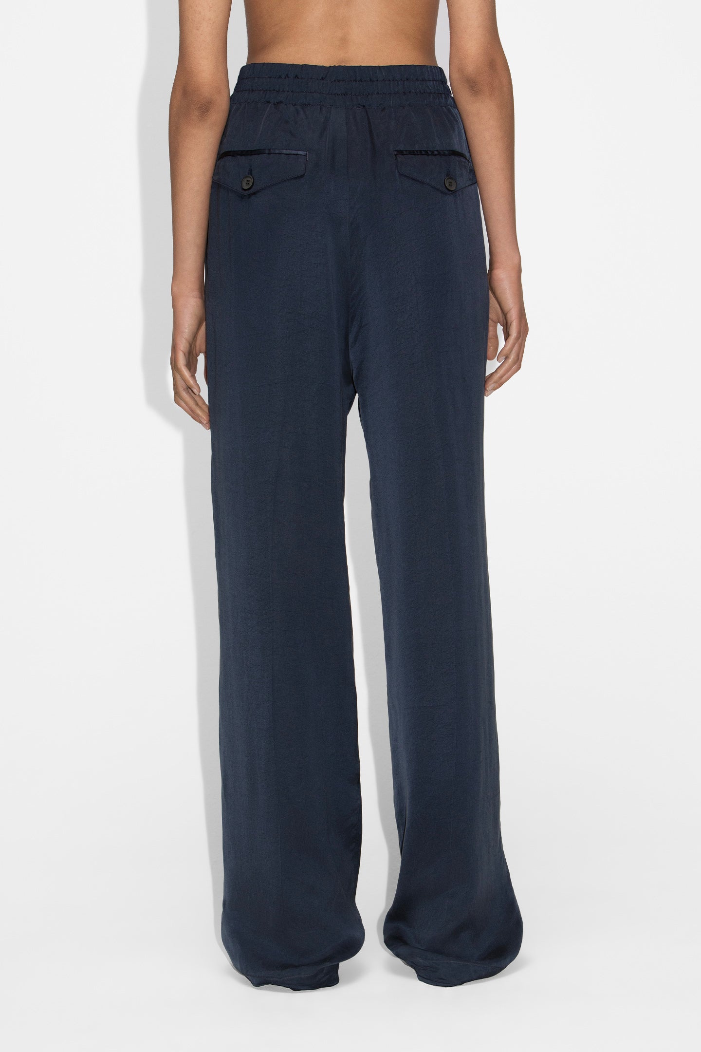 Wide-leg Fluid Trousers