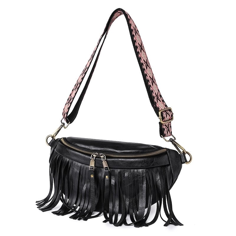 Women's Small Pu Leather Solid Color Vintage Style Shell Zipper Shoulder Bag Crossbody Bag Fanny Pack