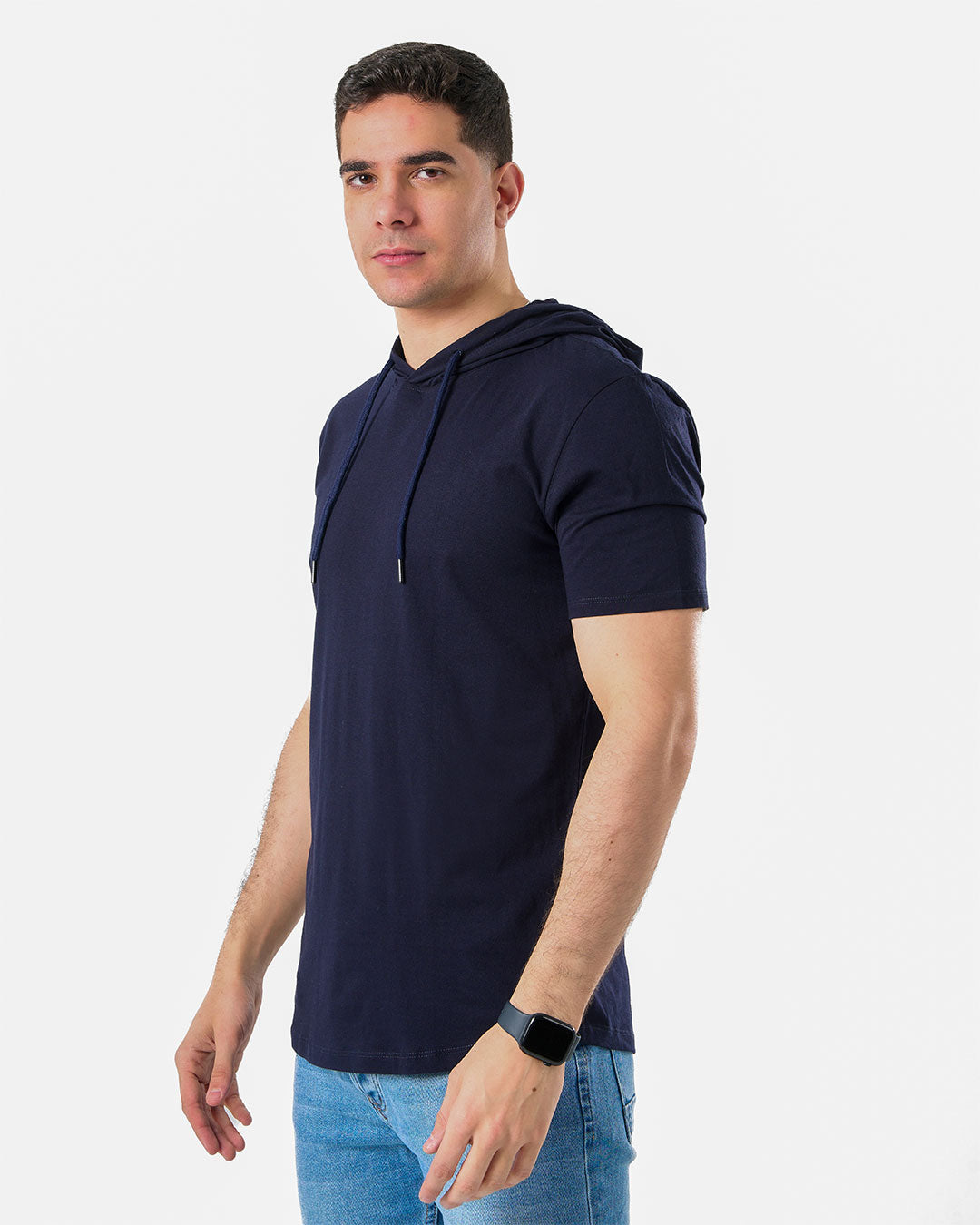 Hooded Men's T-shirt Short Sleeve