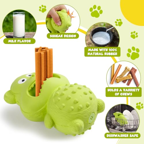 Dog Toys for Aggressive Chewers. Natural Rubber Squeaky Dog Toys. Indestructible Dog Toy. Dog Chew Toys for Aggressive Chewers. Interactive Tough Durable Dog Toys.Dog Toys to Keep Them Busy