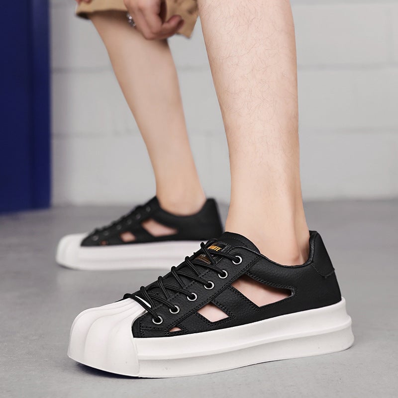 Men's Fashion Trend Shell Head Board Shoes