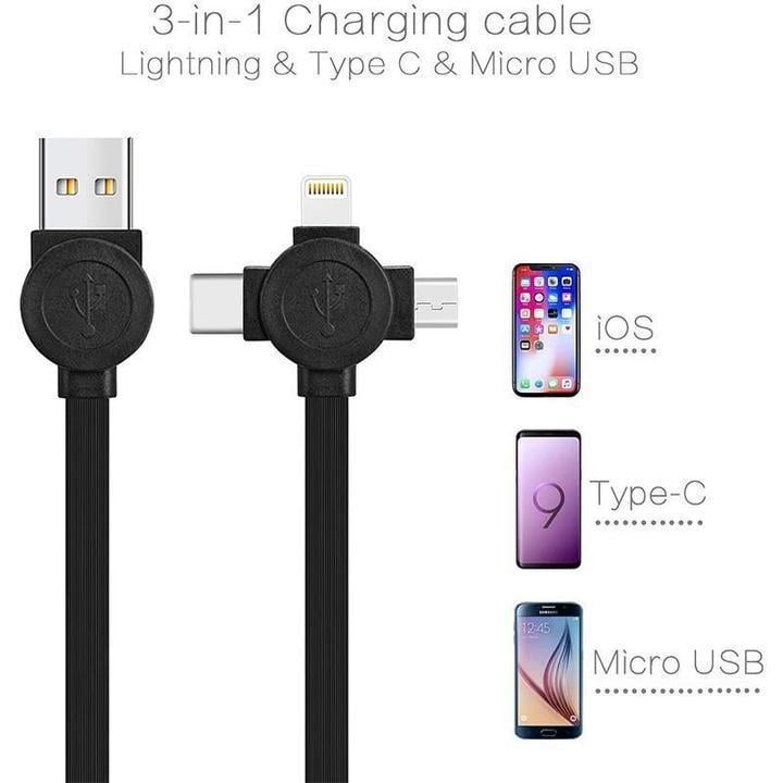 (❤️Summre Hot Sale- 48% OFF) 3-in-1 Data Cable Phone Stand