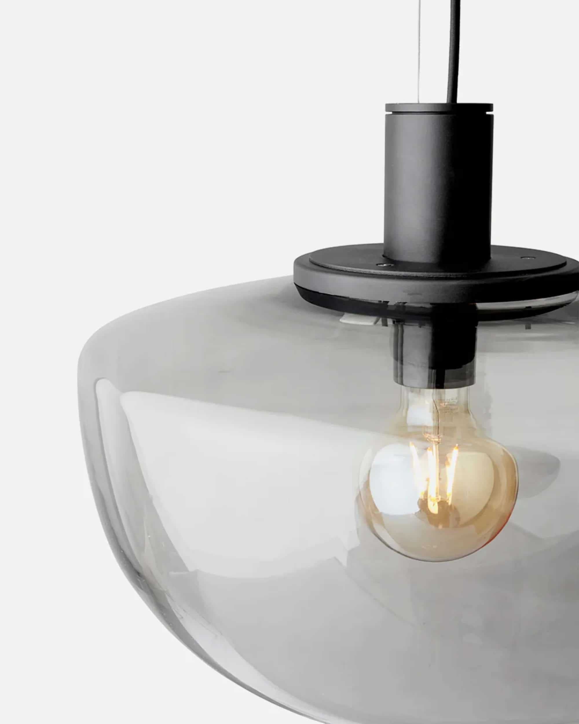 Audo Copenhagen Bank Pendant. Smoke