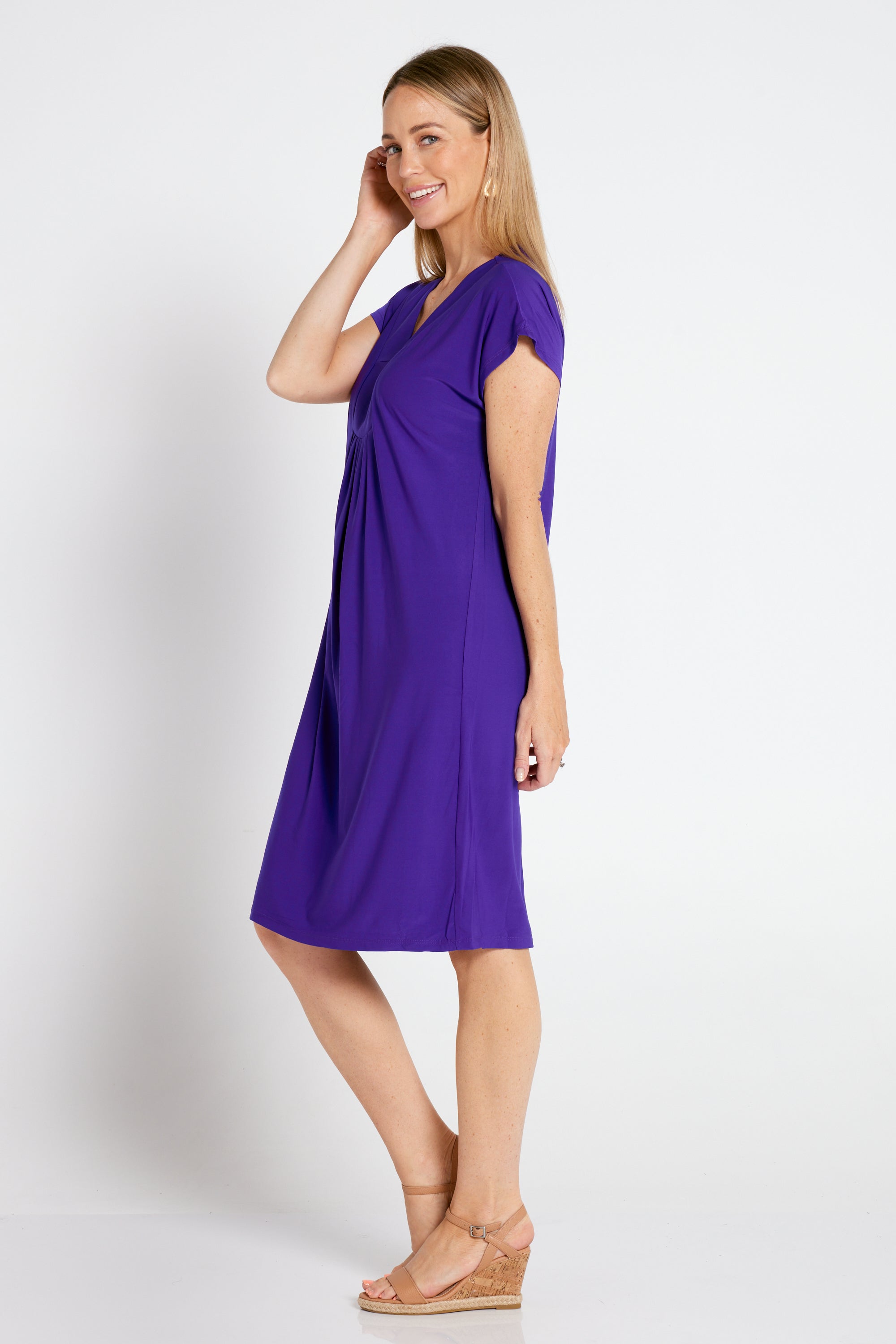 Anwen Petite Must Have Dress - Purple