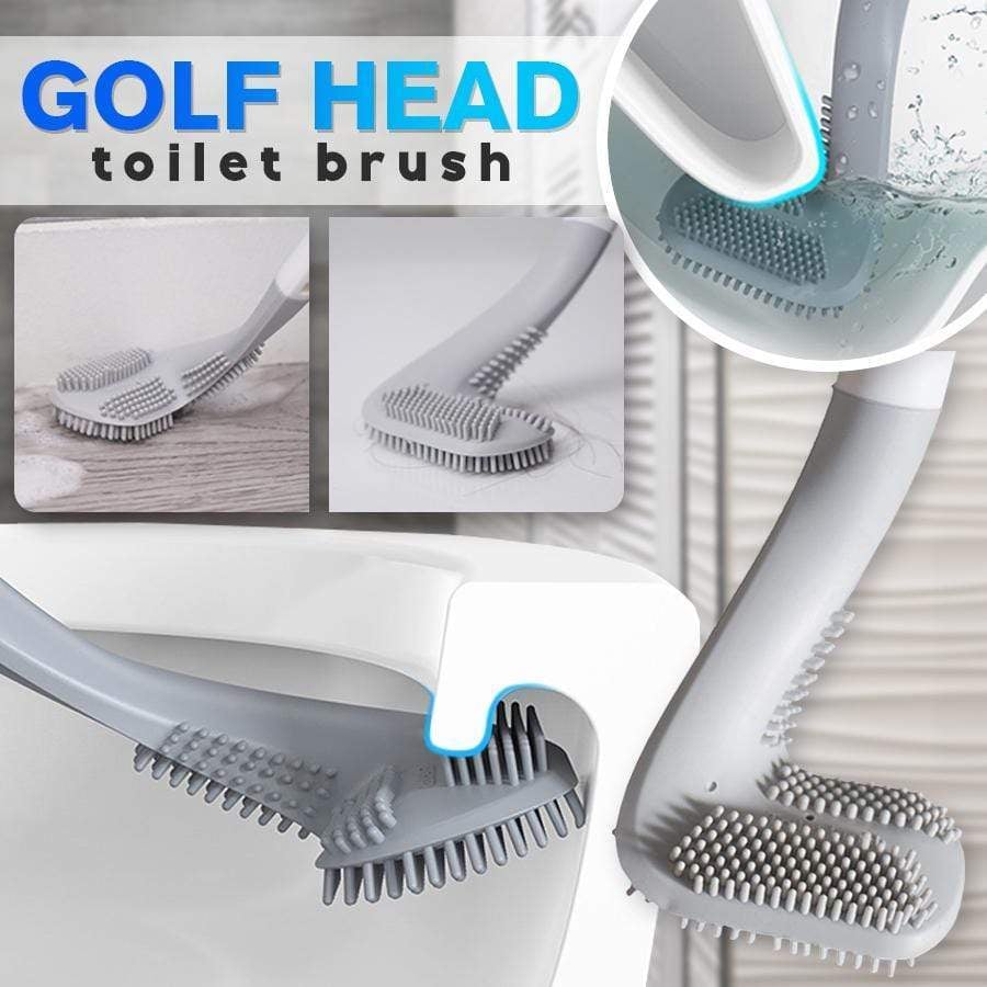 Golf Club-Shaped Toilet Brush