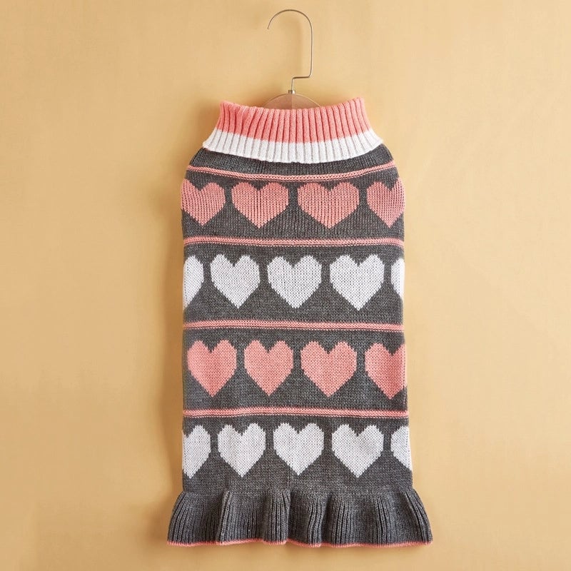Cute Acrylic Star Polka Dots Heart Shape Pet Clothing
