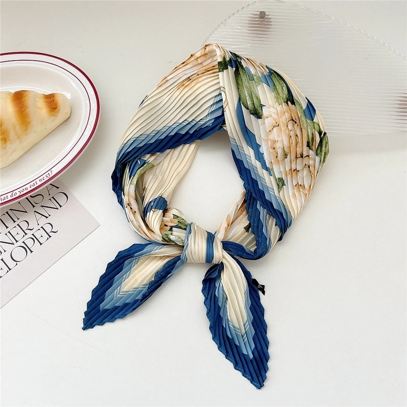 Women's Casual Minimalist Flower Polyester Printing Scarf