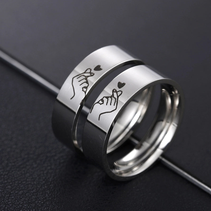 Streetwear Letter 201 Stainless Steel No Inlaid Polishing
